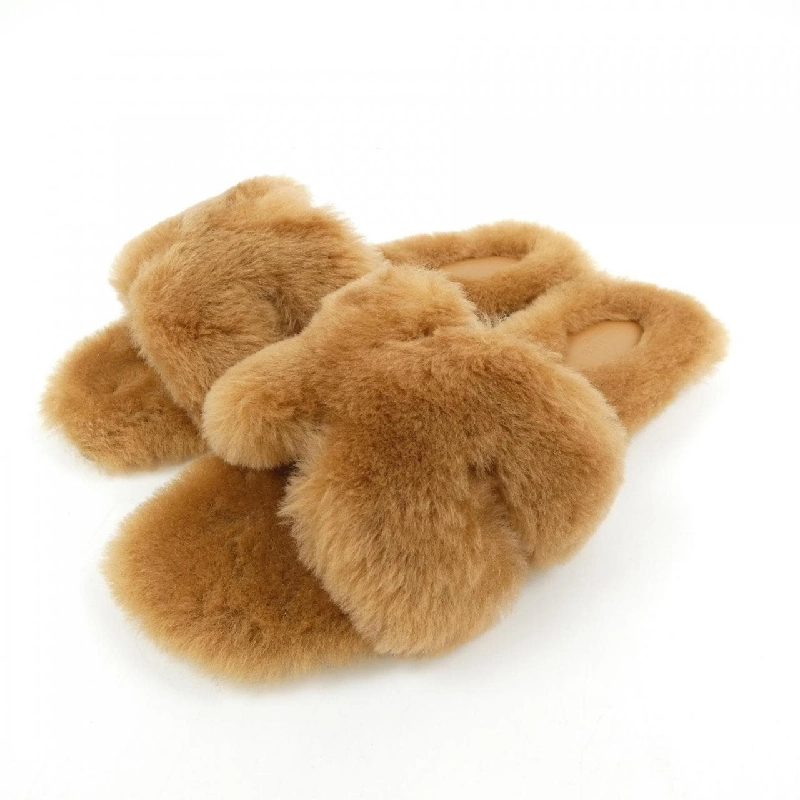 Giày sandal HERMES Oran Shearing 231288Z 656536