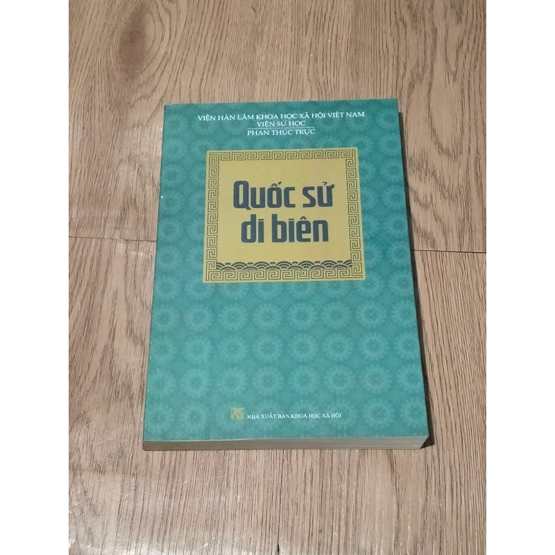 Sách lịch sử, "Quốc sử di biên", Phan Thúc Trực, sách cũ còn mới 464263
