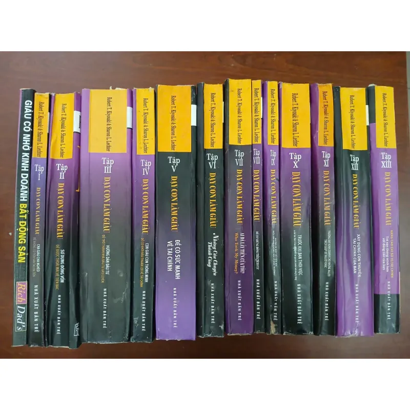 TRỌN BỘ 13 TẬP DẠY CON LÀM GIÀU - ROBERT T. KIYOSAKI & SHARON L. LECHTER 775923