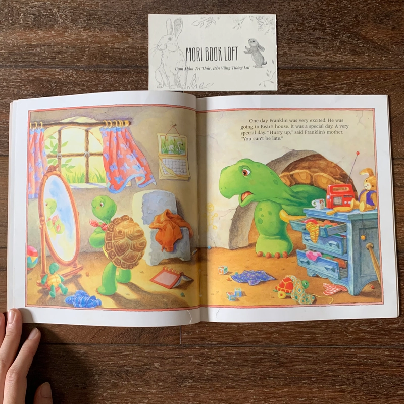Sách tranh tiếng anh Hurry Up, Franklin, Used, minh họa đẹp 478681