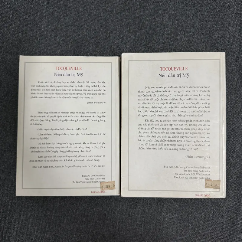 Nền dân trị Mỹ - Tocqueville (Bản in đầu) 778721