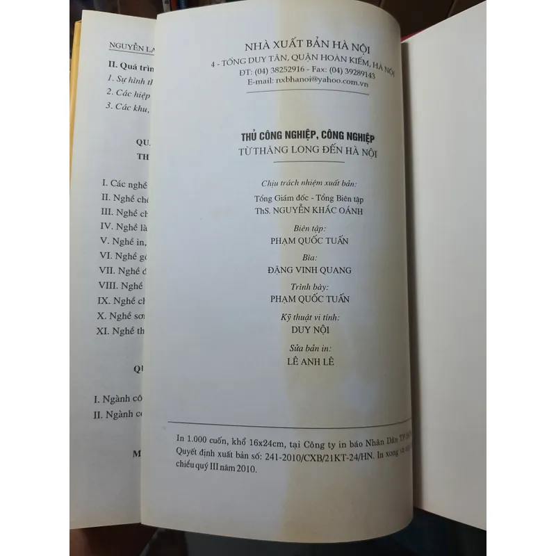 Thủ công nghiệp công nghiệp từ thăng long đến hà nội 707124