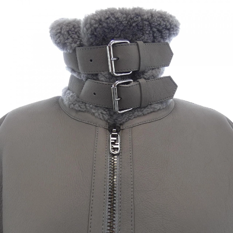 【Mã giảm giá】Áo khoác lông cừu FENDI 640049