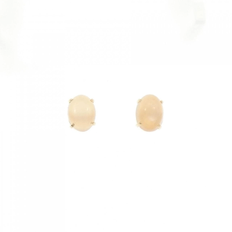 K18YG Đá mặt trăng Bông tai - Hàng hiệu Chính hãng 869791