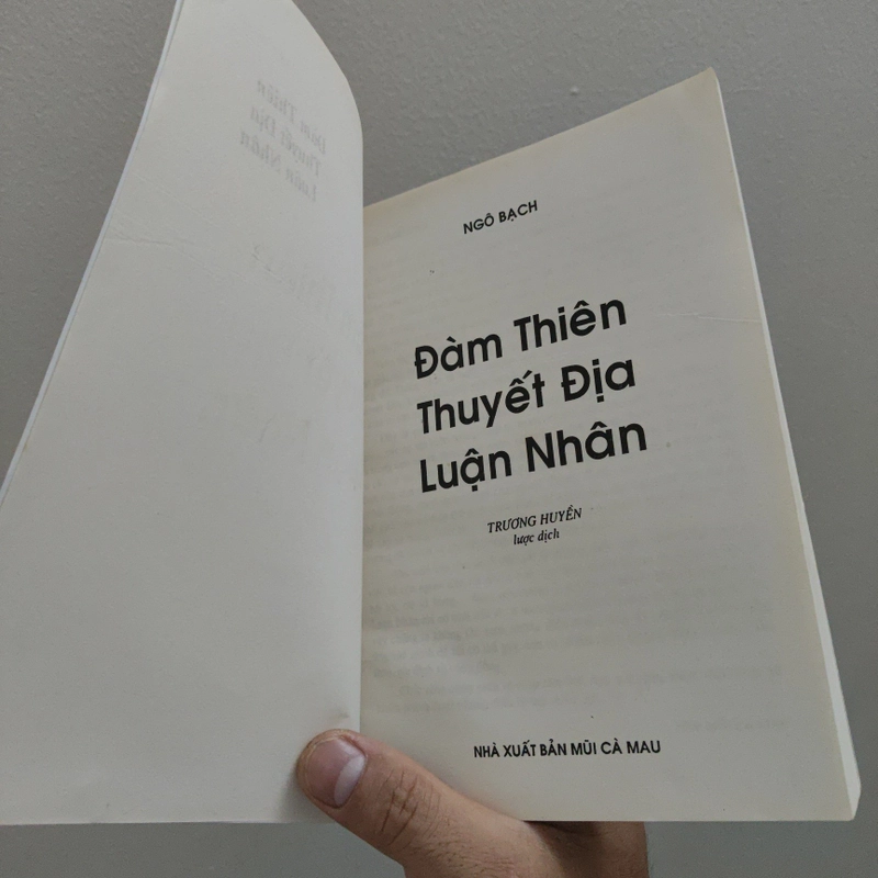 Đàm Thiên Thuyết Địa Luận Nhân - Ngô Bạch 477435