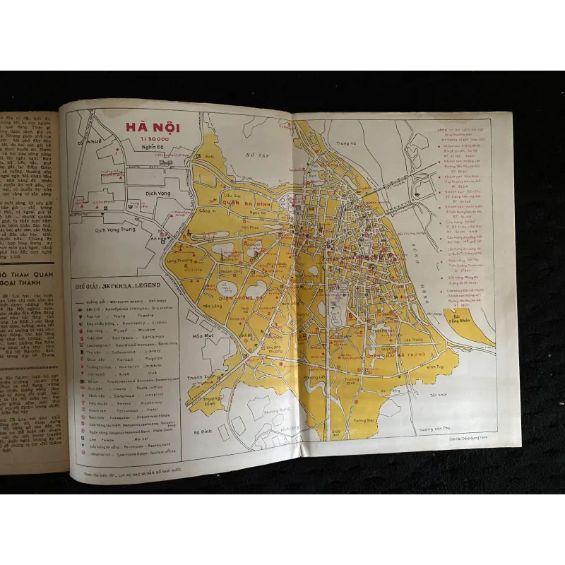 Tạp chí về Hà Nội- còn bản đồ 1010583