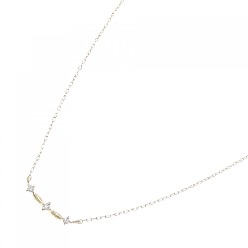 Dây chuyền kim cương ba viên K18YG 0.03CT - Hàng hiệu Chính hãng 862806