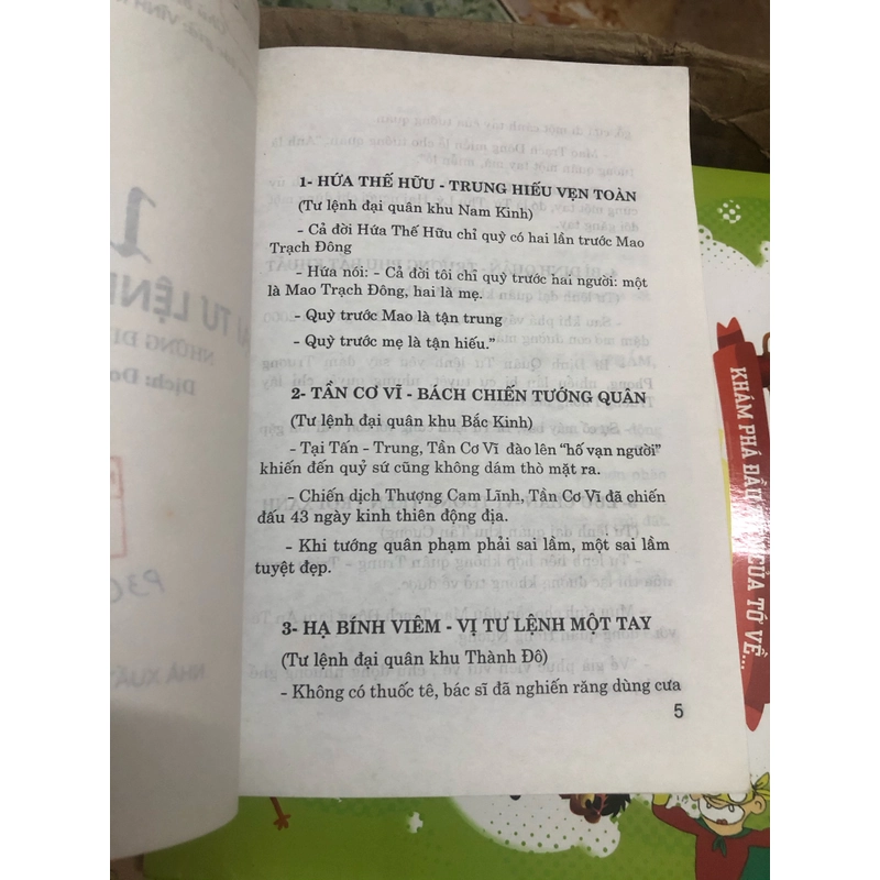 10 tư lệnh đại quân khu những điều chưa biết in 800 cuốn năm 2001 452430