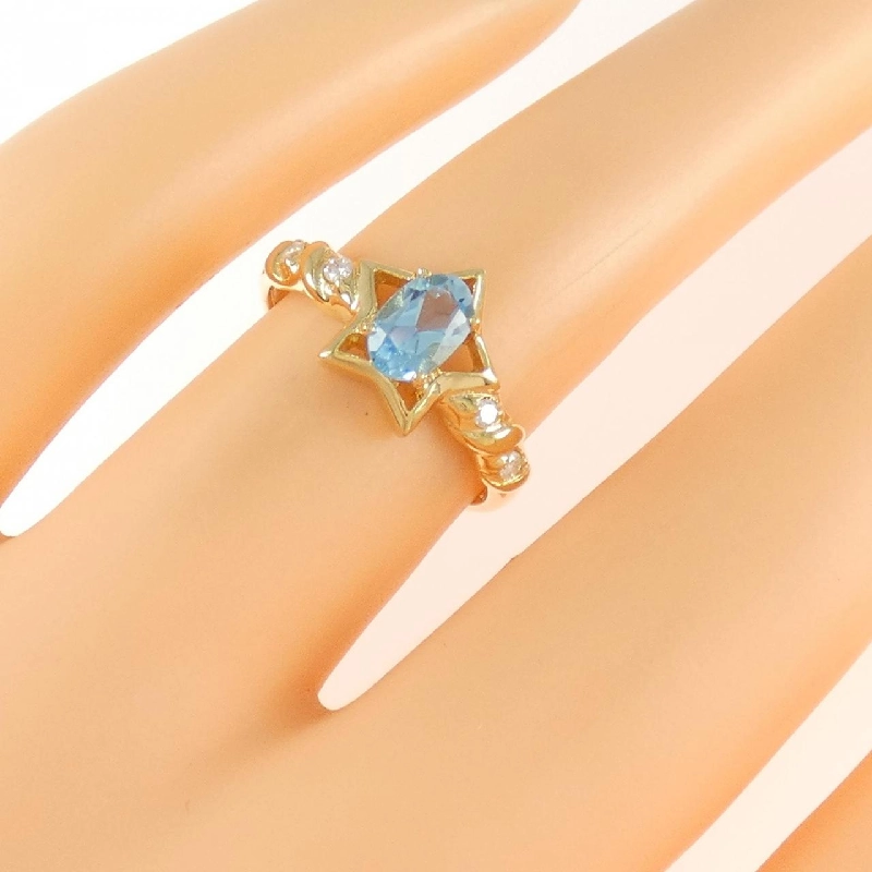 Nhẫn Blue Topaz 750YG 669485