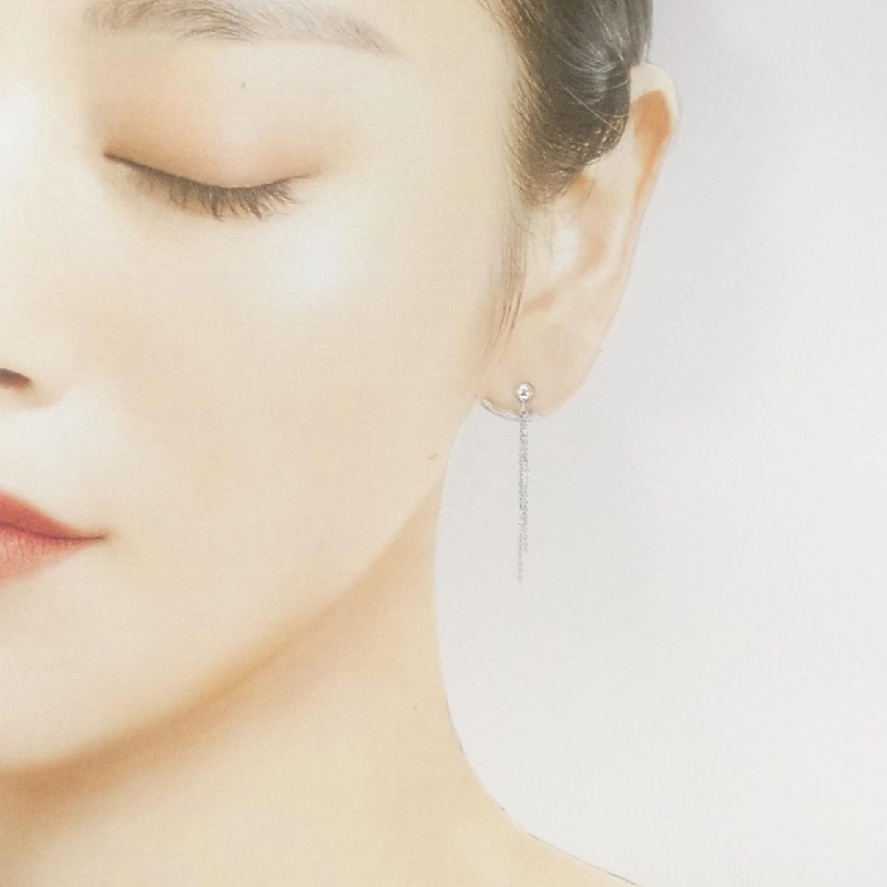 K18WG Bông tai kim cương - Hàng hiệu Authentic 869355