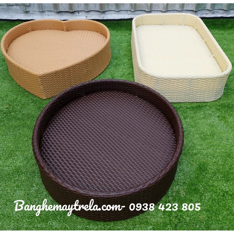 Khay nổi đồ ăn mây nhựa bể bơi 443934