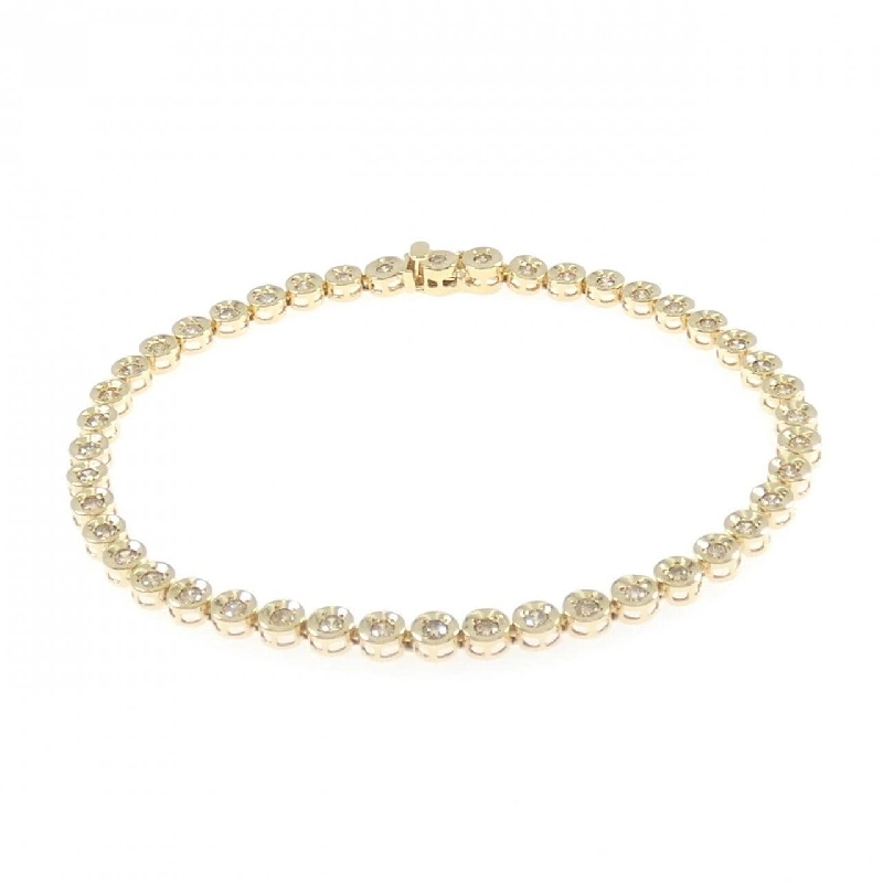 K18YG Vòng tay kim cương 1.00CT - Hàng hiệu Chính hãng 873205