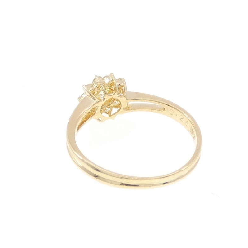 Nhẫn kim cương hoa K18YG 0.26CT - Hàng hiệu Authentic 852757