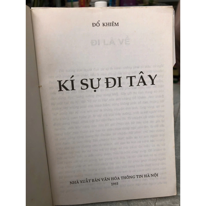 KÝ SỰ ĐI TÂY - Đỗ Khiêm 444056