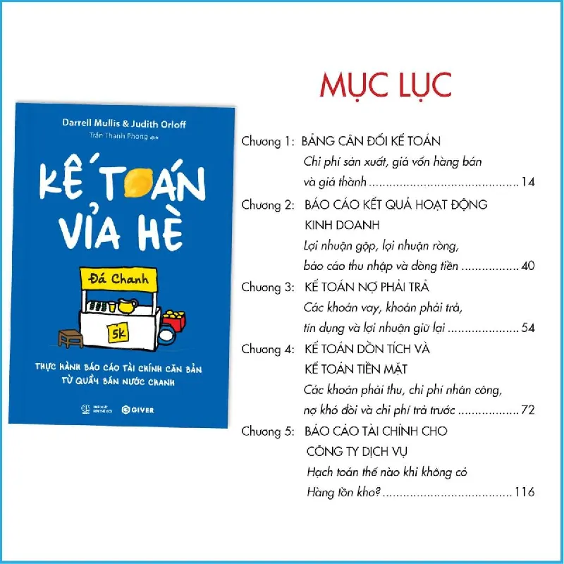 Kế Toán Vỉa Hè - Darrell Mullis & Judith Orloff - GIVER BOOKS - MARKETING KINH DOANH 595428