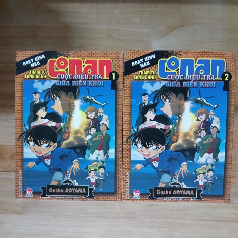 Truyện Tranh Hoạt Hình Màu Thám Tử Conan - Cuộc Điều Tra Giữa Biển Khơi (Bộ 2 Tập) 548530