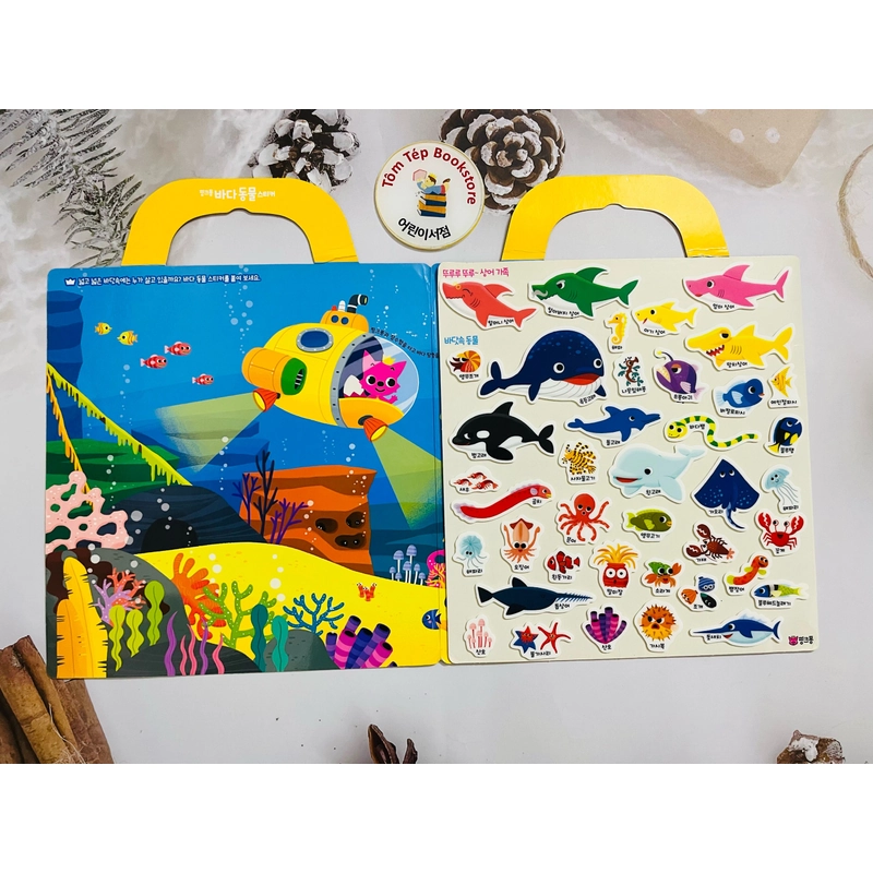 Set sticker tiếng Hàn cho bé 504945