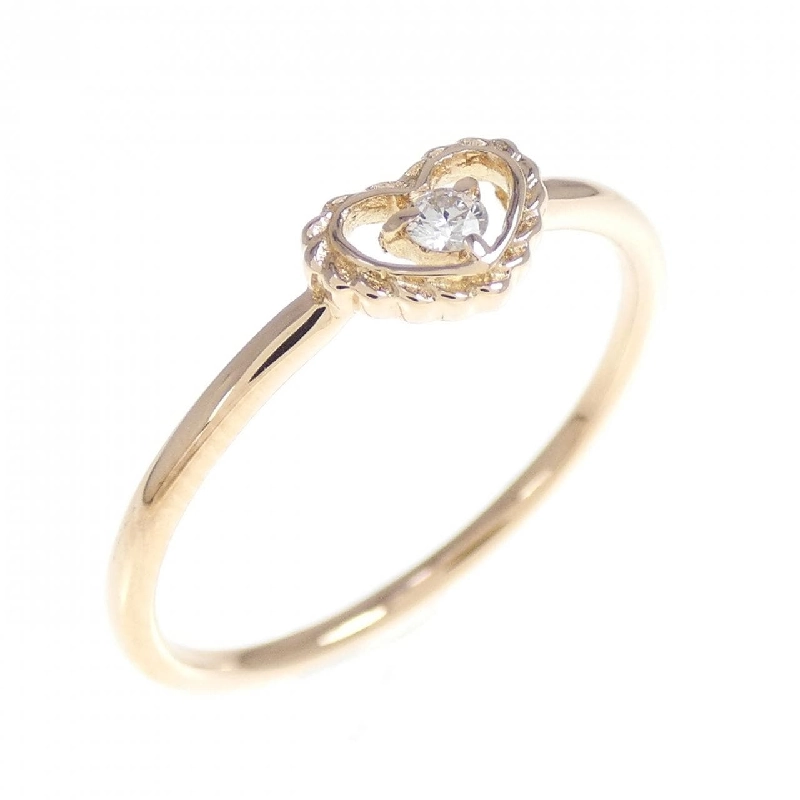 Nhẫn kim cương hình trái tim K18PG 0.03CT 668071