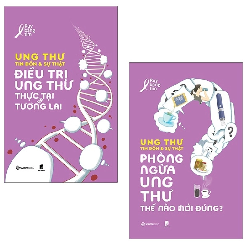 Bộ sách: UNG THƯ - TIN ĐỒN VÀ SỰ THẬT - Ruy Băng Tím2021 New 100% HCM.PO 32556