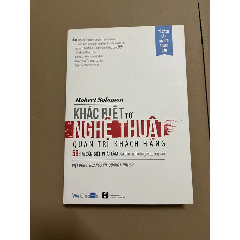 Khác biệt từ nghệ thuật quản trị khách hàng 605898