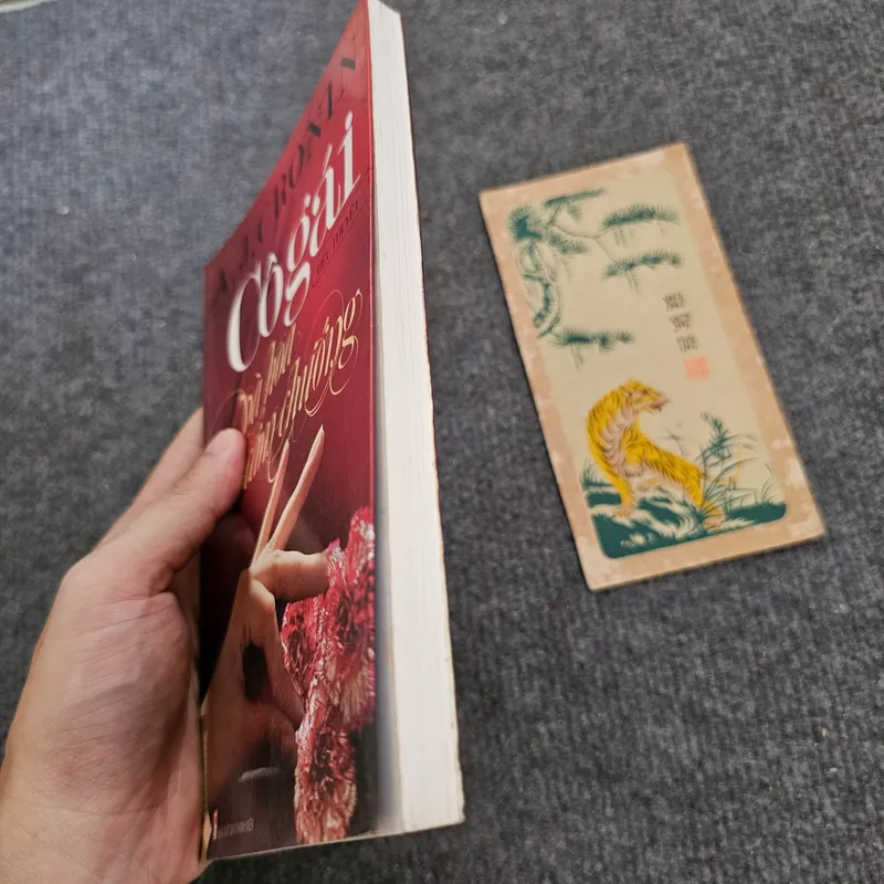 Cô gái và hoa cẩm chướng 734461