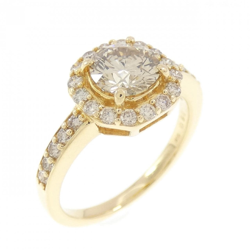 Nhẫn kim cương K18YG 0.90CT - Hàng hiệu chính hãng 854730