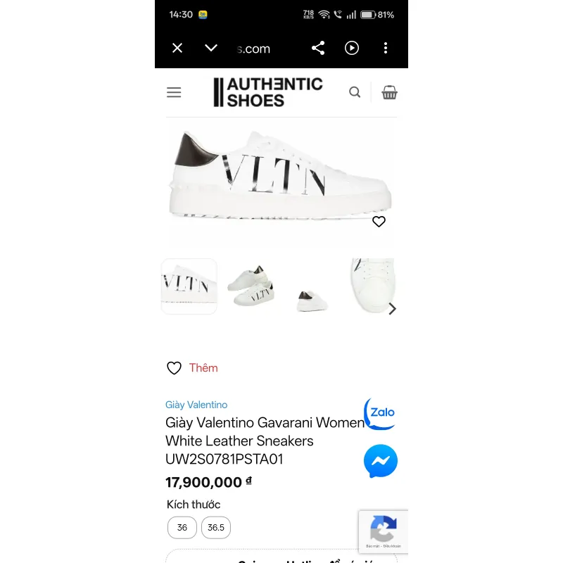 Giày Valentino Garavani, Made in Italy size 41.5 Au 936287