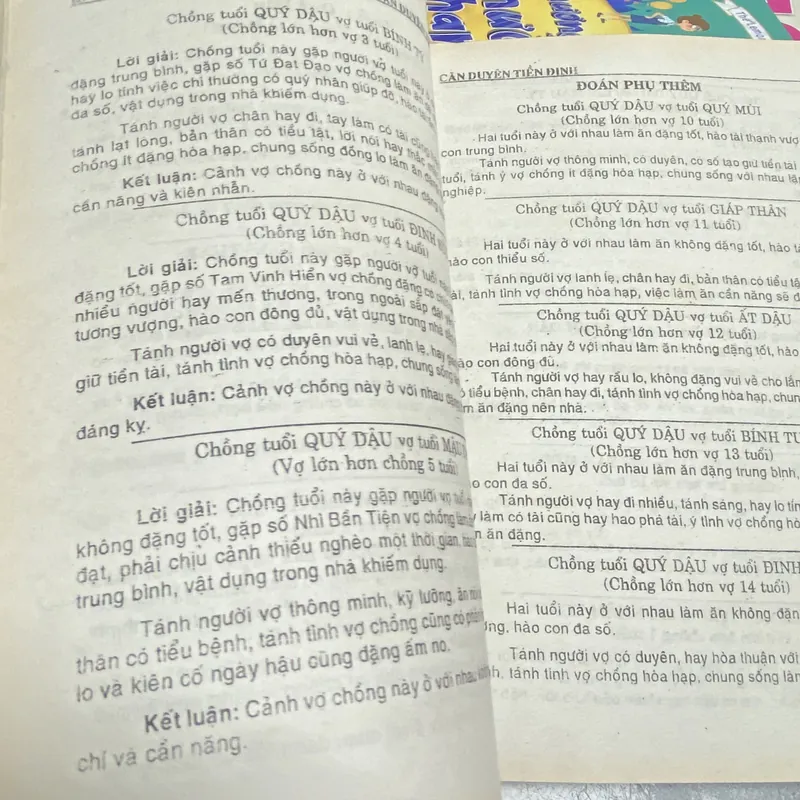 CĂN DUYÊN TIỀN ĐỊNH - SÁCH XEM TUỔI VỢ CHỒNG của soạn giả Dương Công hầu 567869