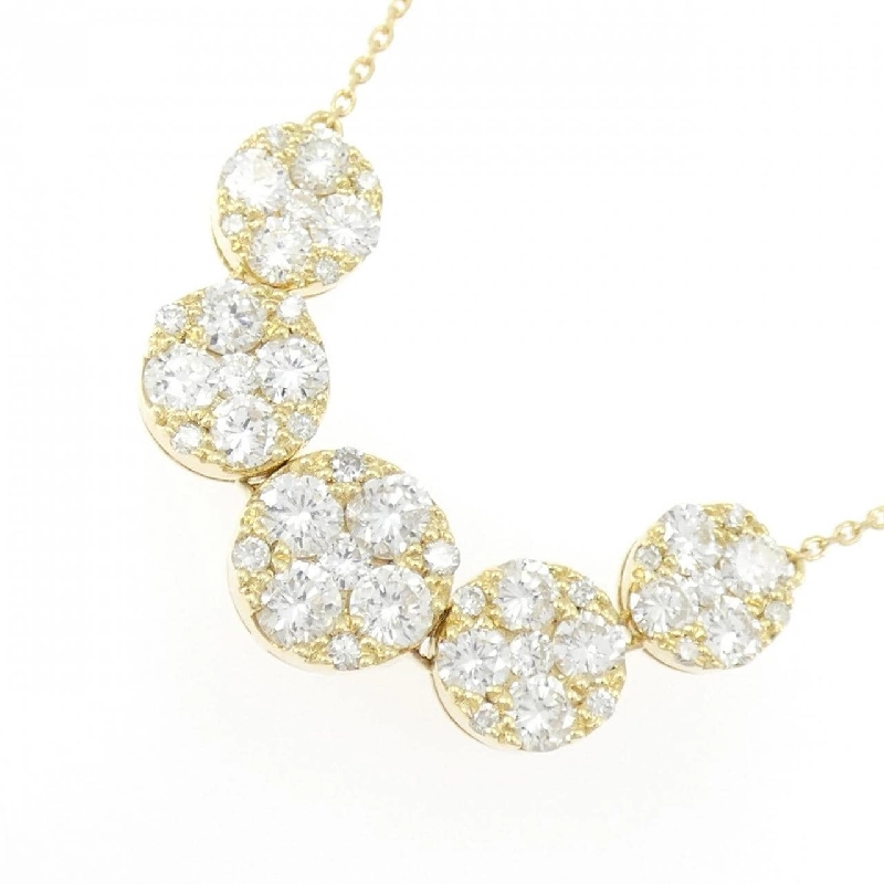 K18YG Dây chuyền kim cương 2.05CT - Hàng hiệu Chính hãng 860948