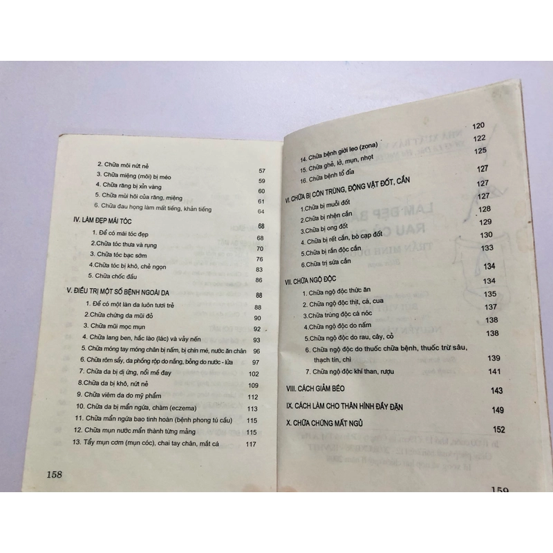 TỰ LÀM ĐẸP BẰNG RAU CỦ QUẢ  - 159 trang, nxb: 2008 -   326144