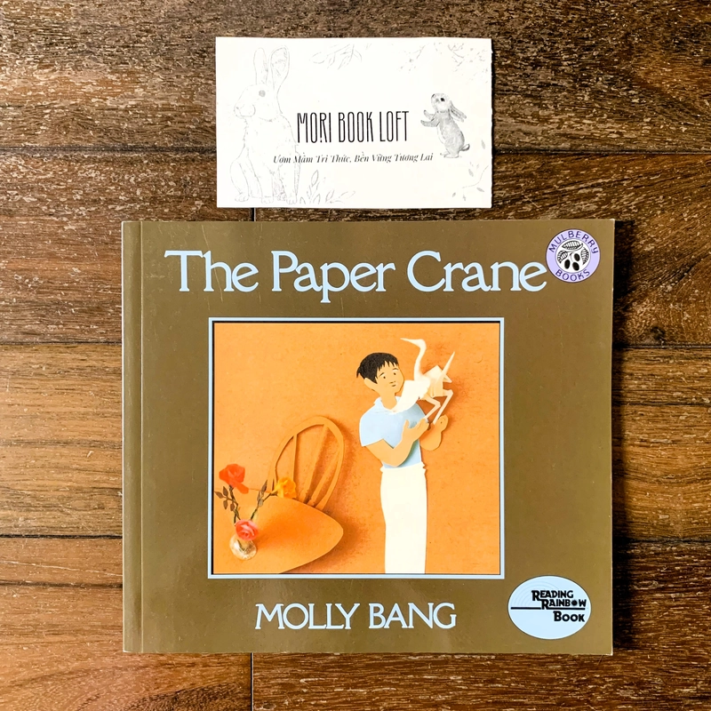 Sách tranh tiếng anh The Paper Crane, Used, Khổ ngang, tình trạng còn mới 478694