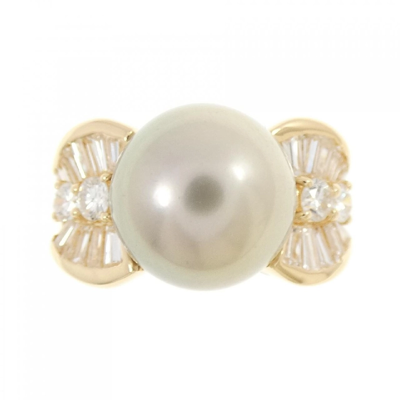 Nhẫn ngọc trai đen K18YG 10.5mm 669592