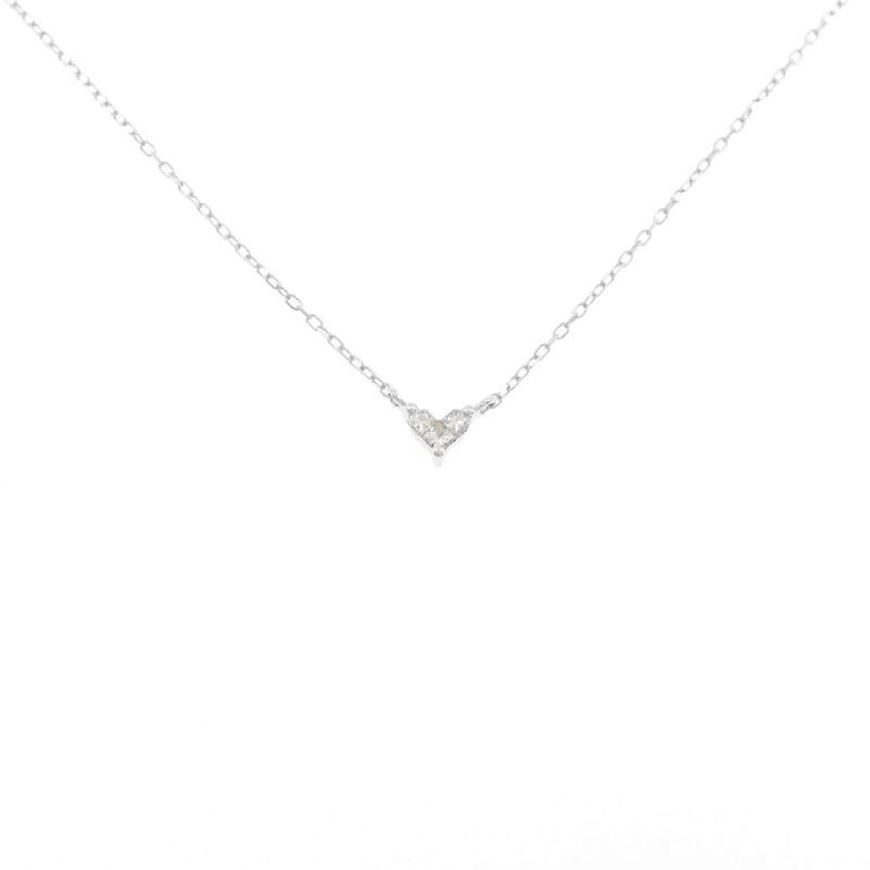 K10WG Dây chuyền kim cương hình trái tim 0.10CT - Hàng hiệu Chính hãng 865247