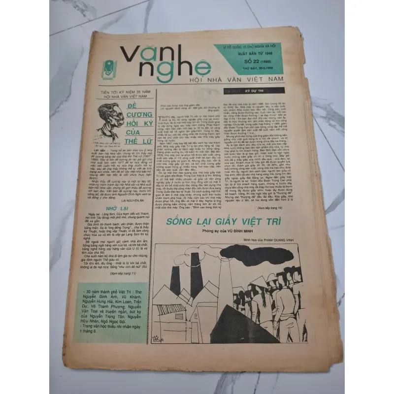 Báo Văn nghệ Số 22 (30-5-1992) - Vũ Đình Minh - Phóng sự 960393