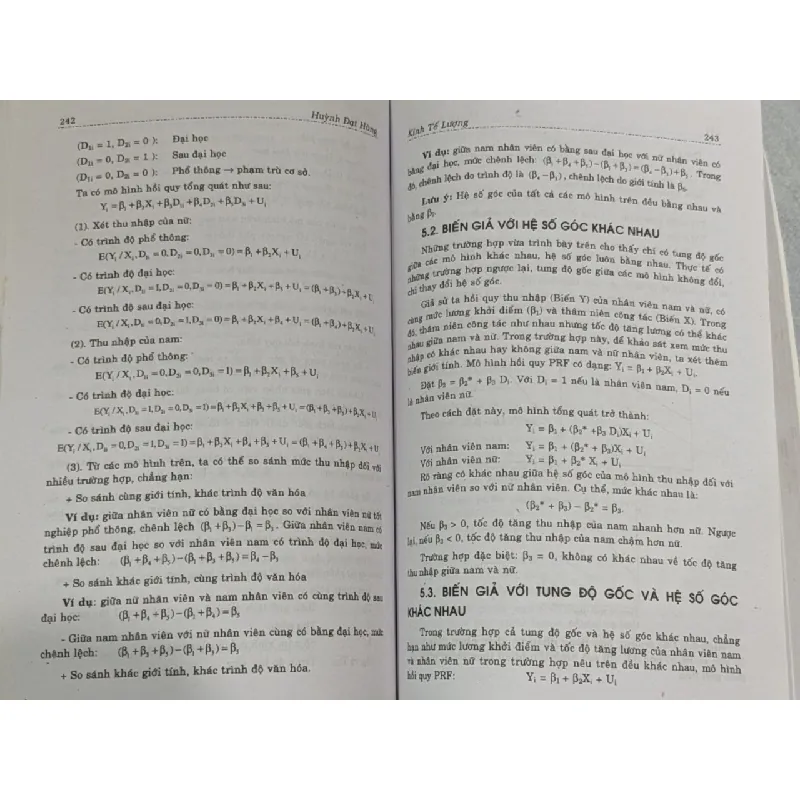 Kinh tế lượng - Huỳnh Đạt Hùng,Nguyễn Khánh Bình & Phạm Xuân Giang 609942