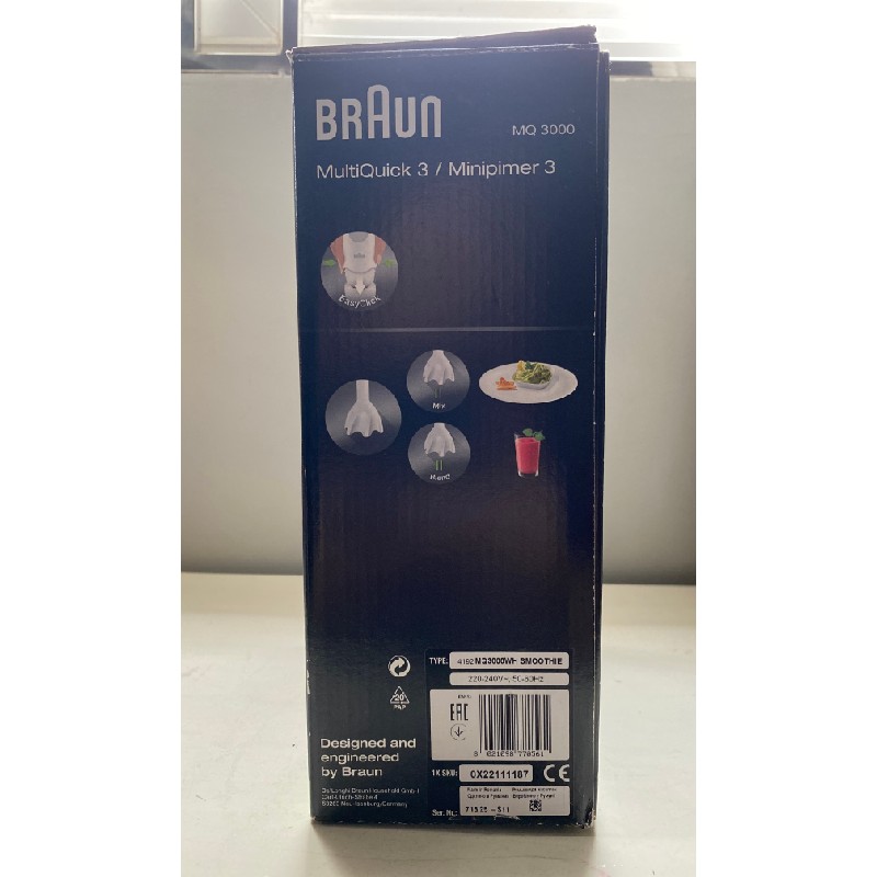 Máy xay sinh tố cầm tay Braun MultiQuick 781