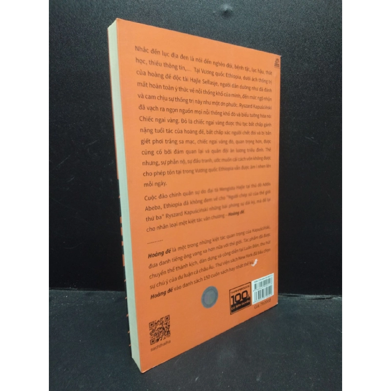 Hoàng Đế Ryszard Kapuscinski 2018 Mới 90% bẩn nhẹ HCM.ASB0309 913733