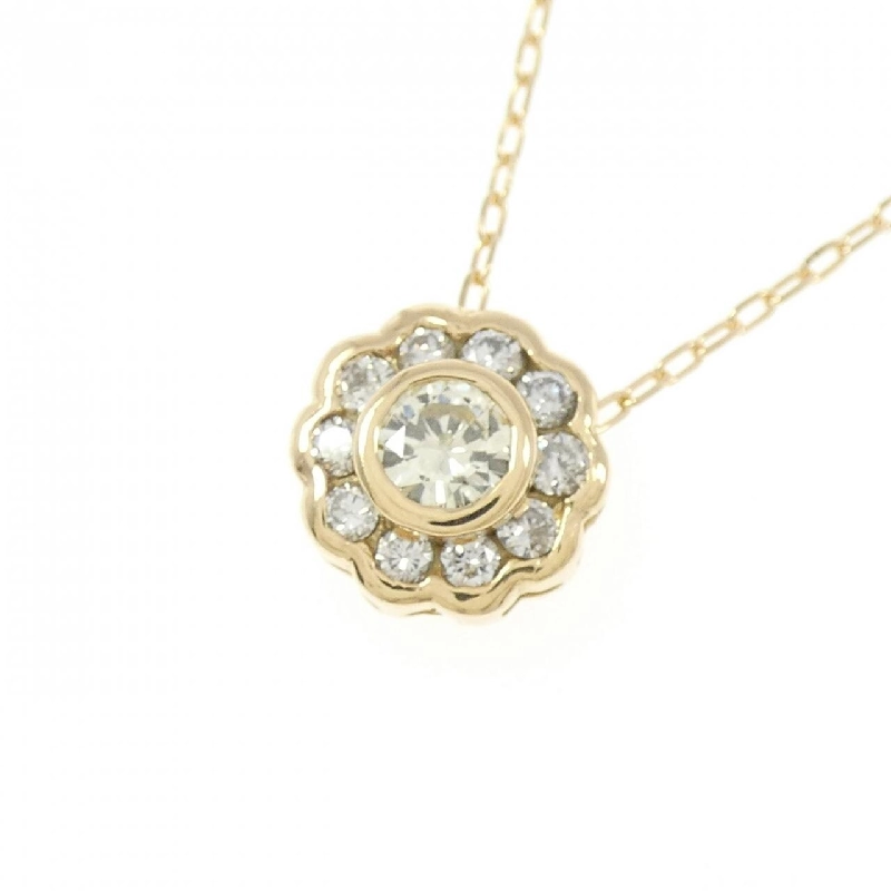 Dây chuyền kim cương K18YG 0.20CT - Hàng hiệu Chính hãng 859909