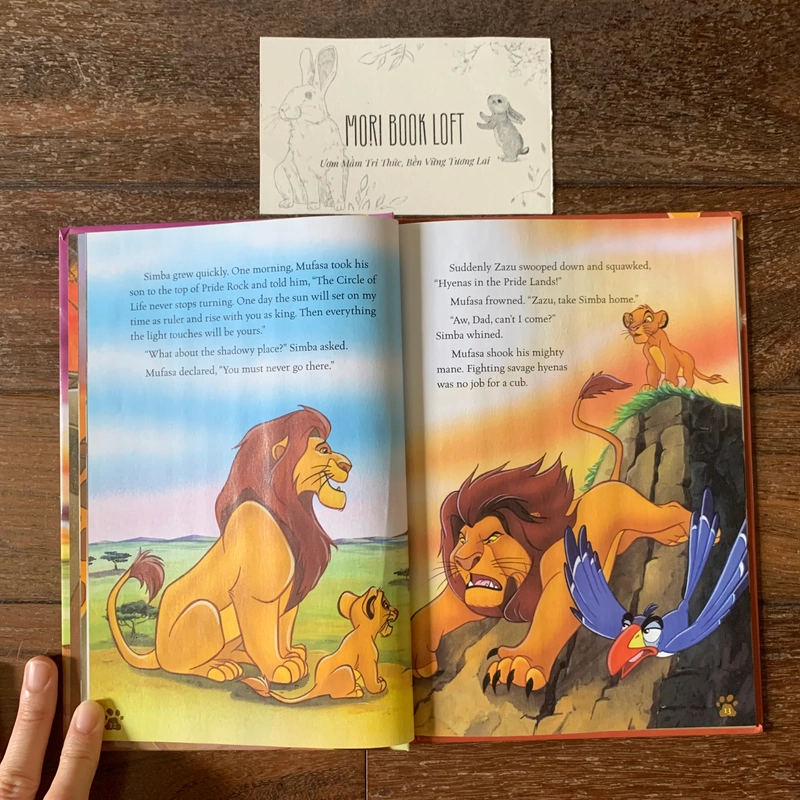 Sách tranh Disney tiếng anh The Lion King, Used, Bìa cứng 478664