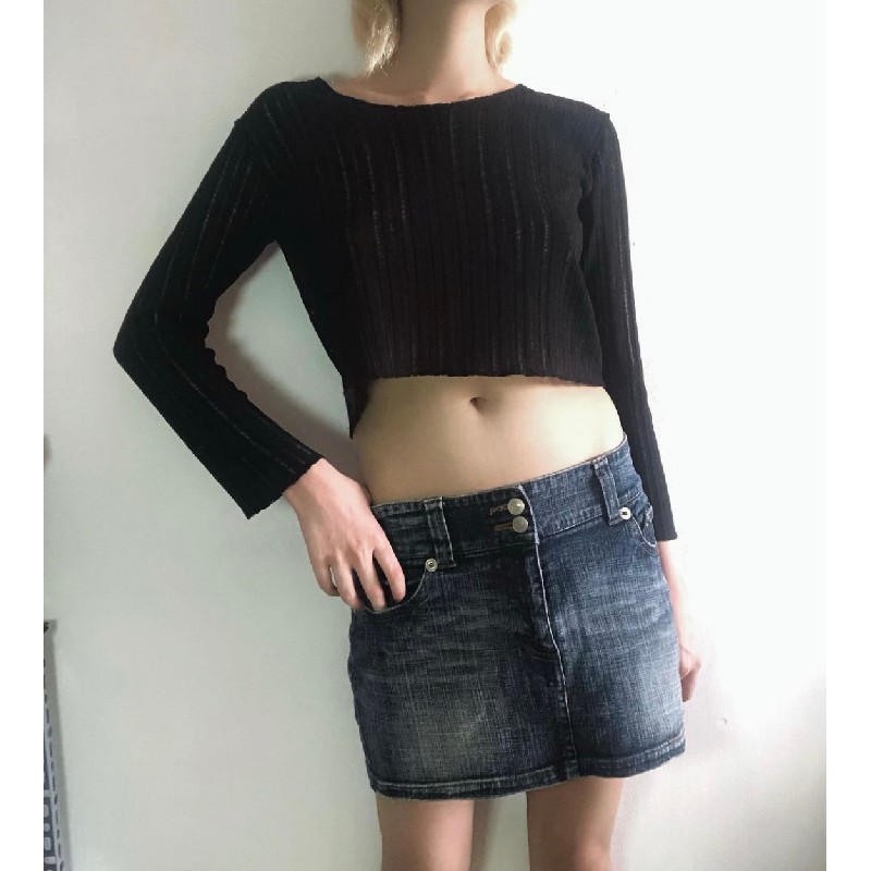 Mini skirt cạp trễ used 16905