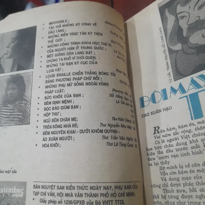 Bán nguyệt san KIẾN THỨC NGÀY NAY số 62 ngày 15-6-1991 734982