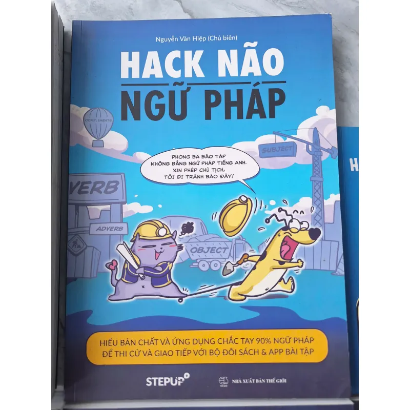 Trọn bộ 4 cuốn sách Hack não từ vựng và ngữ pháp và Hack não Plus 697483
