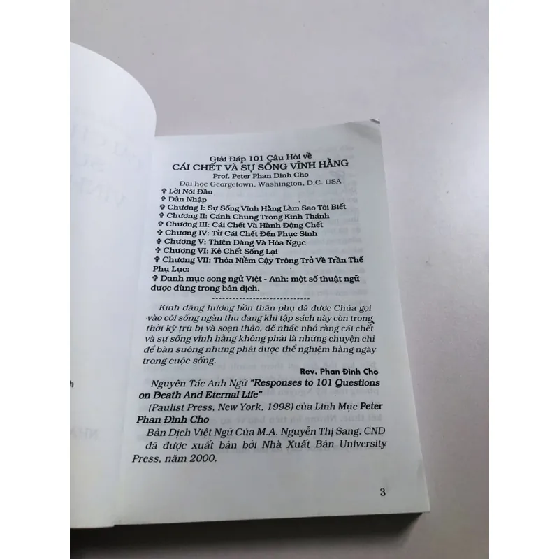 GIẢI ĐÁP 101 CÂU HỎI VỀ CÁI CHẾT & SỰ SỐNG VĨNH HẰNG  704027