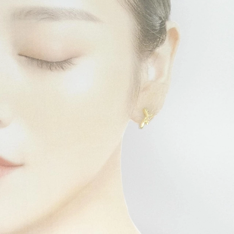 K18YG Bông tai kim cương 0.12CT - Hàng hiệu Chính hãng 873327