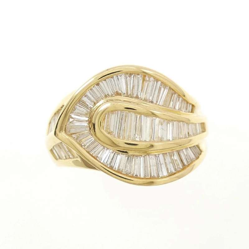 Nhẫn kim cương K18YG 670986