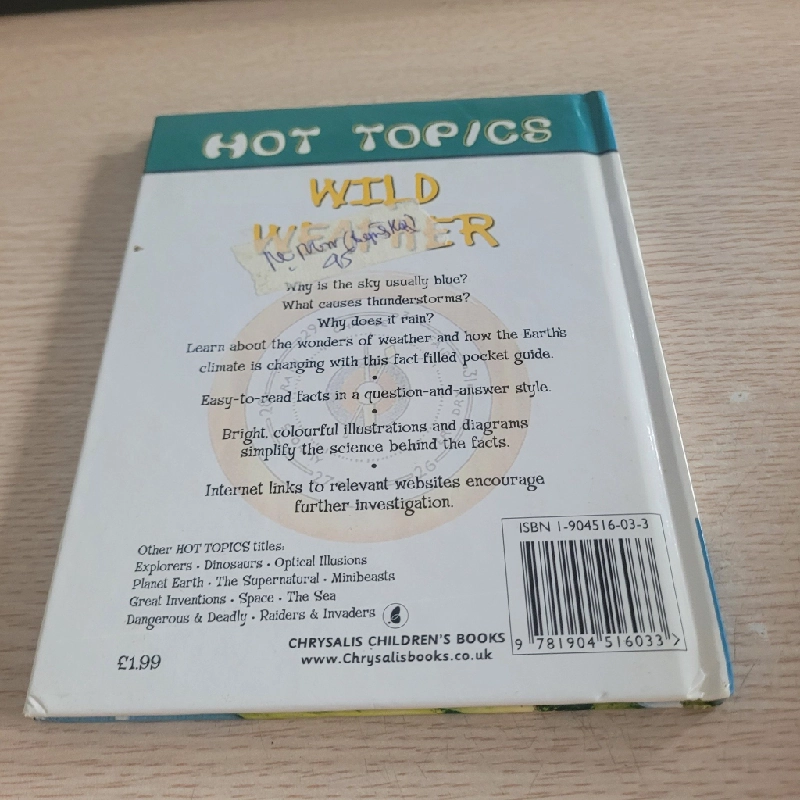 Wild Weather (Hot Topics)  Various Authors (Parragon Books) 531329