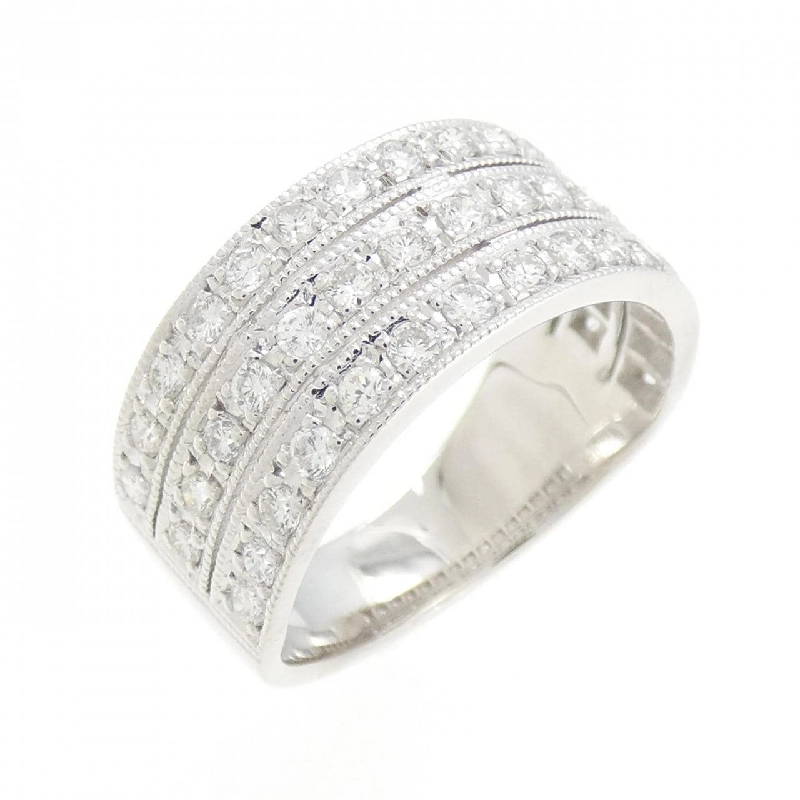 Nhẫn kim cương K18WG 0.83CT 671658