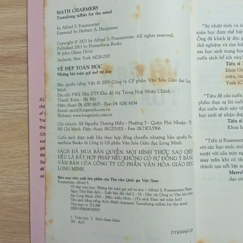 Sách Vẻ đẹp Toán Học 995571