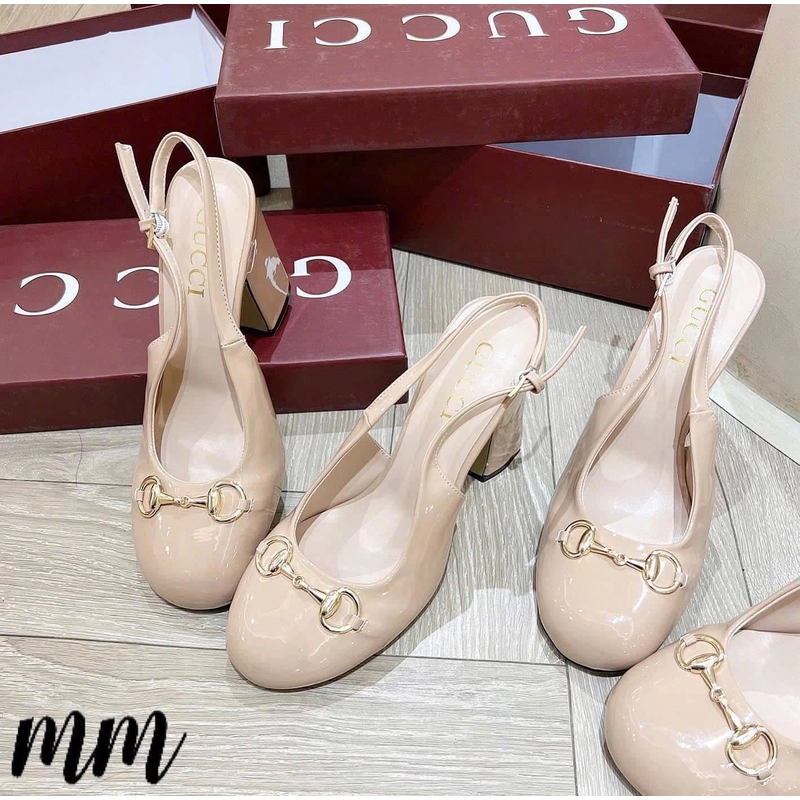 Giày cao gót đế trụ 444435