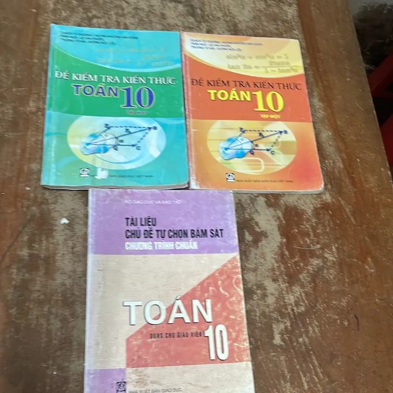 COMBO TOÁN 10 3 cuốn- ĐỀ KIỂM TRA KIẾN THỨC- TÀI LIỆU CĐTC BS 733800